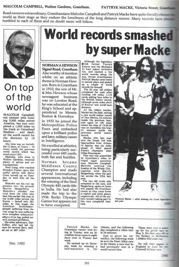 2015 British Spartathlon Team Patrick Macke Article